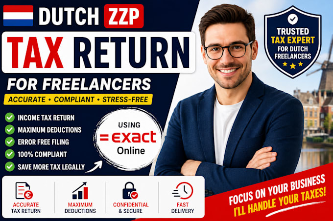 prepare your dutch freelancer tax return using exact online