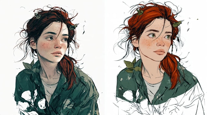 paint semi realistic fantasy art