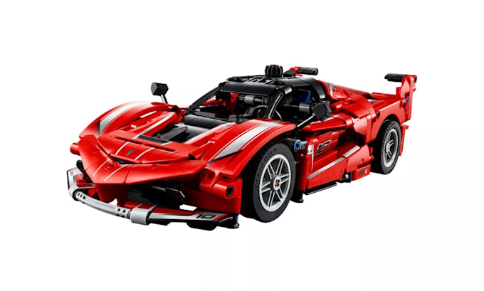 design 3d lego model, lego moc, lego technic, PDF instructions and XML part list