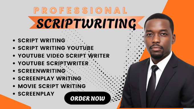 be your script writing youtube script writing video script writer