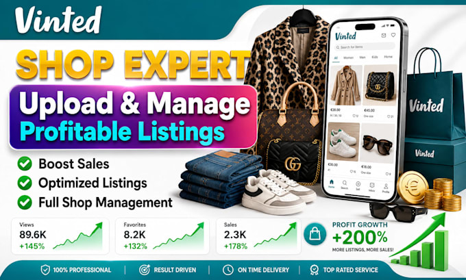be your vinted virtual assistant for product listing description and SEO