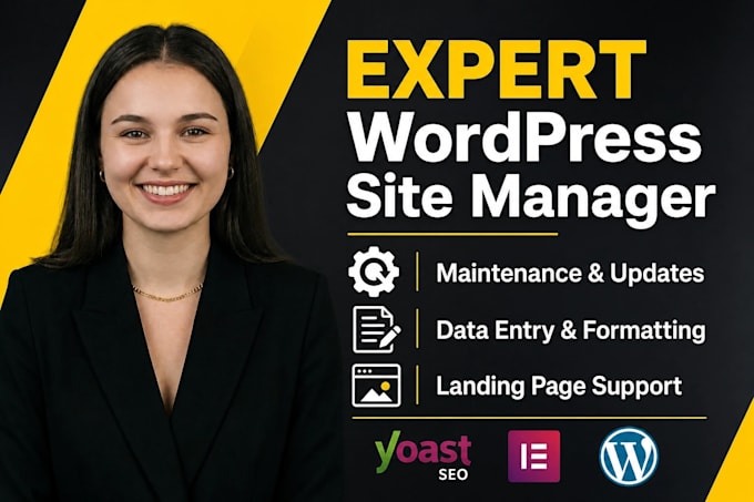 be your expert wordpress virtual assistant for website maintenance and support