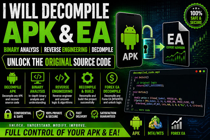 decompile apk binary analysis recompile forex ea reverse engineering decompile
