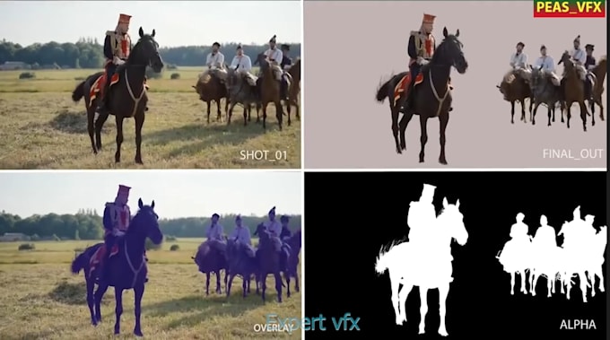 do professional rotoscoping chroma keying and video compositing