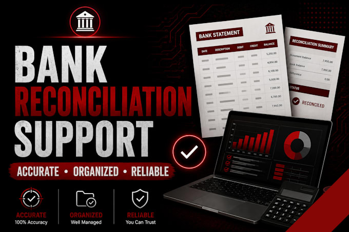 do bank reconciliation and bookkeeping support