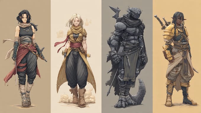 illustrate dnd character illustration