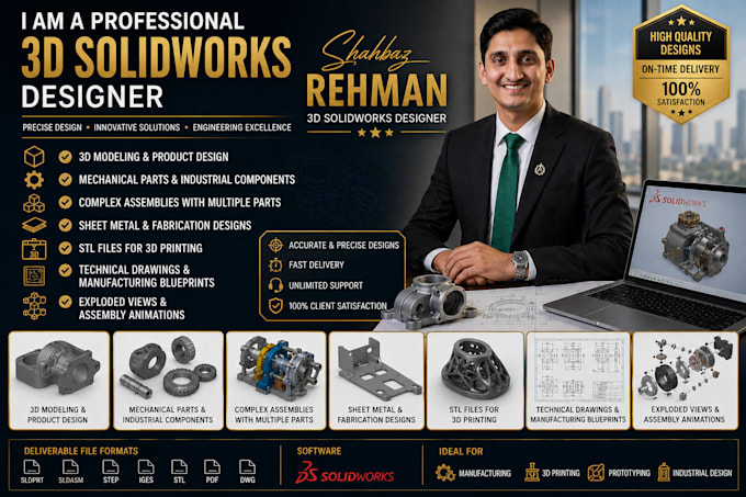 design 3d models with solidworks