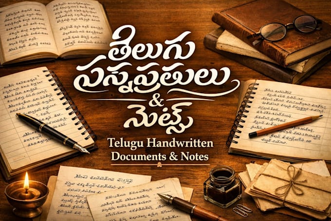 do telugu hand writing and caligraphy