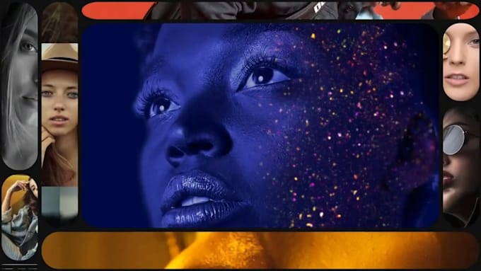 do collage animation motion graphics vox style photo collage