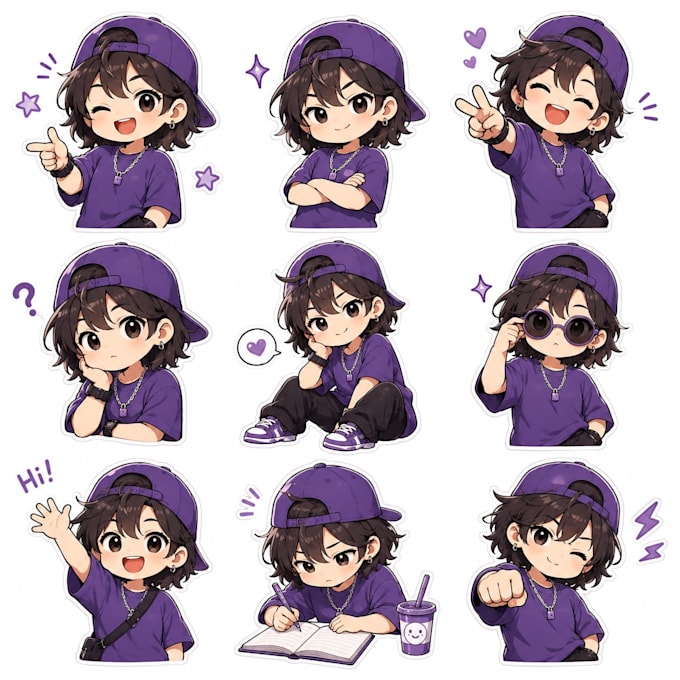 make a cute sticker