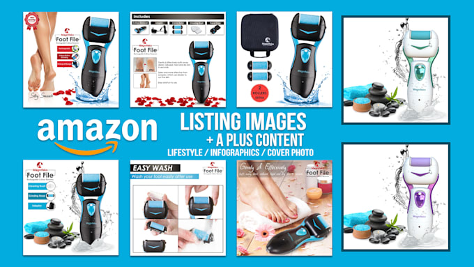 design high converting amazon listing images, a plus images