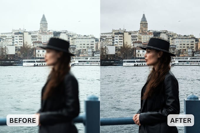upscale image fix blurry photo sharpen image improve quality