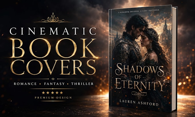 design cinematic book covers for authors