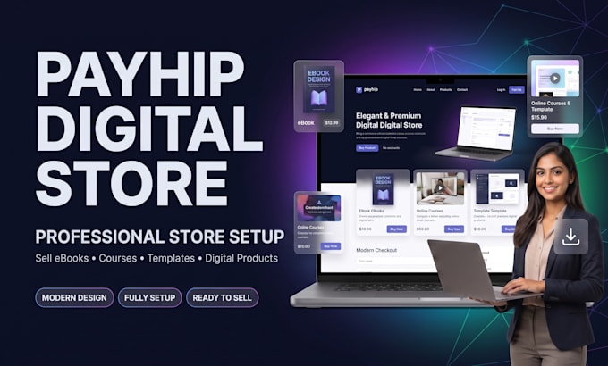 setup and customize your payhip store