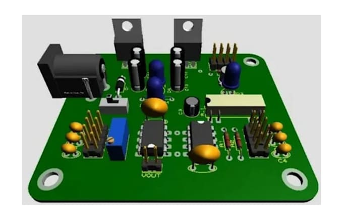 design custom pcb, circuit board layout, schematic design and gerber files