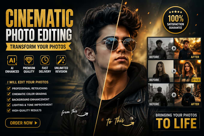create cinematic ai photo edits