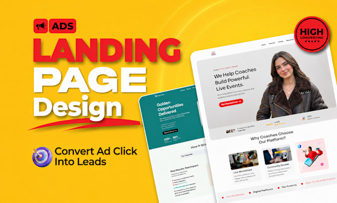 cro focused high converting PPC landing page for google ads