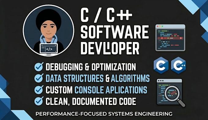 write clean c and cpp codes and debug errors