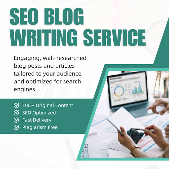 write SEO blog posts and articles for your website