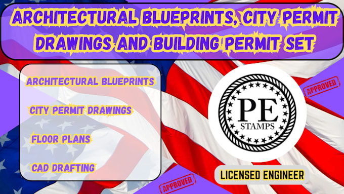 Create architectural blueprints, city permit drawings and building ...
