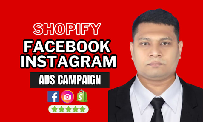 setup shopify facebook ads campaign, and instagram ads manager
