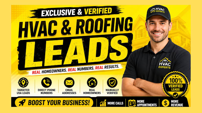 generate exclusive hvac and roofing leads