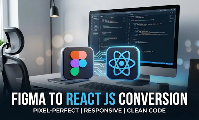 convert your figma design to responsive react js component