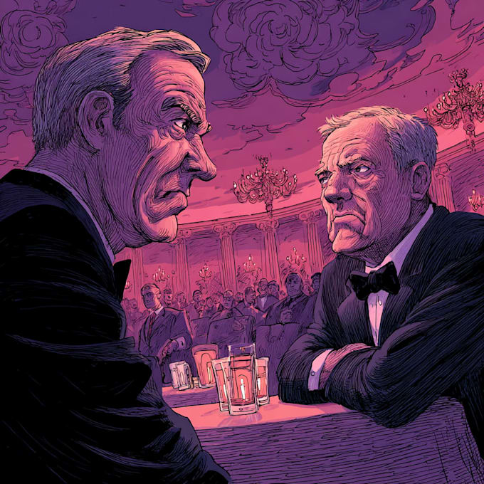 do a political cartoon art
