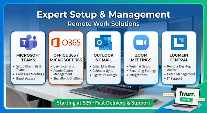 fix outlook and office 365 issues remotely