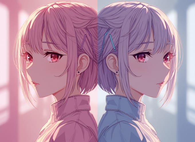 create matching anime profile pictures for couples