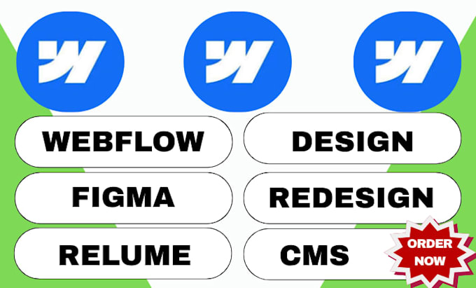 design webflow template, redesign webflow landing page