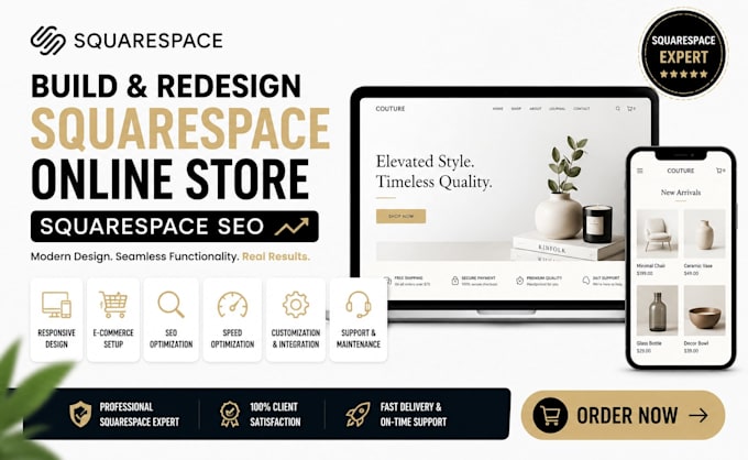 build squarespace online store, redesign squarespace website, squarespace SEO