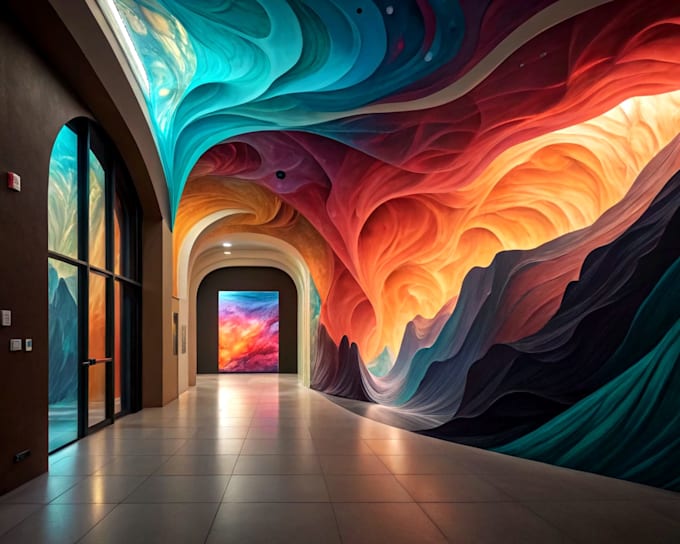 create stunning custom abstract art for your space
