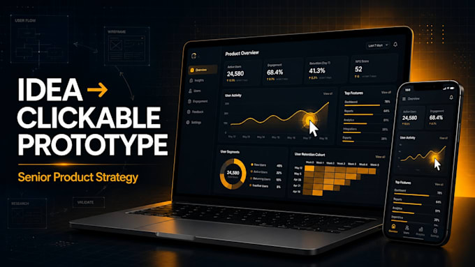 turn your startup idea into a clickable prototype and product plan