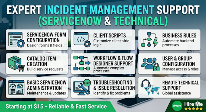 help with servicenow incident management