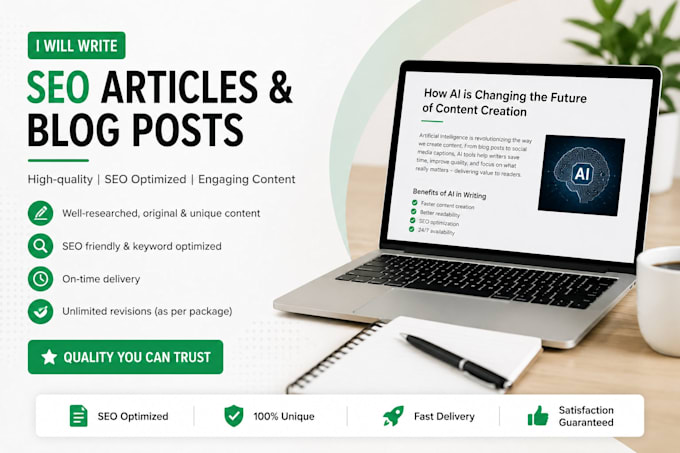 write ai generated articles and blog posts