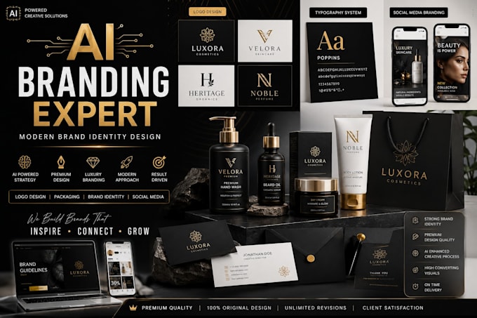 design premium logo and packaging