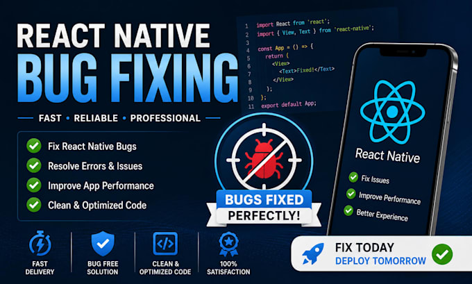 fix react native bugs and improve app ui