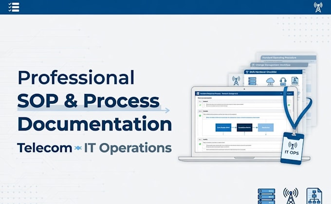 write clear sops, process documentation and workflows with flowcharts