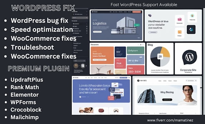 fix wordpress bugs errors speed optimiztion and woocomerce