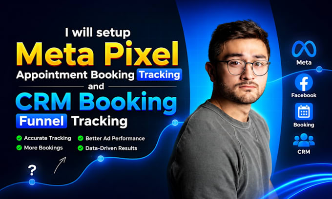 setup meta pixel appointment booking tracking and CRM booking funnel tracking