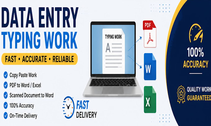 do fast typing work, data entry