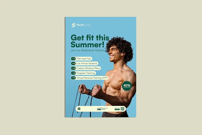 design a professional flyer for your business or product