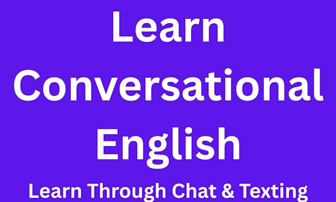 help you practice conversational english through text chat