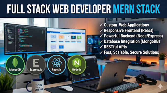 have experience in making custom coded full stack websites