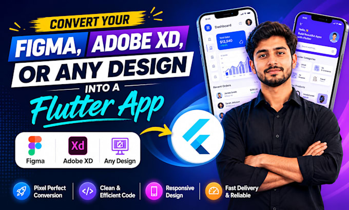 convert figma to flutter app with pixel perfect UI