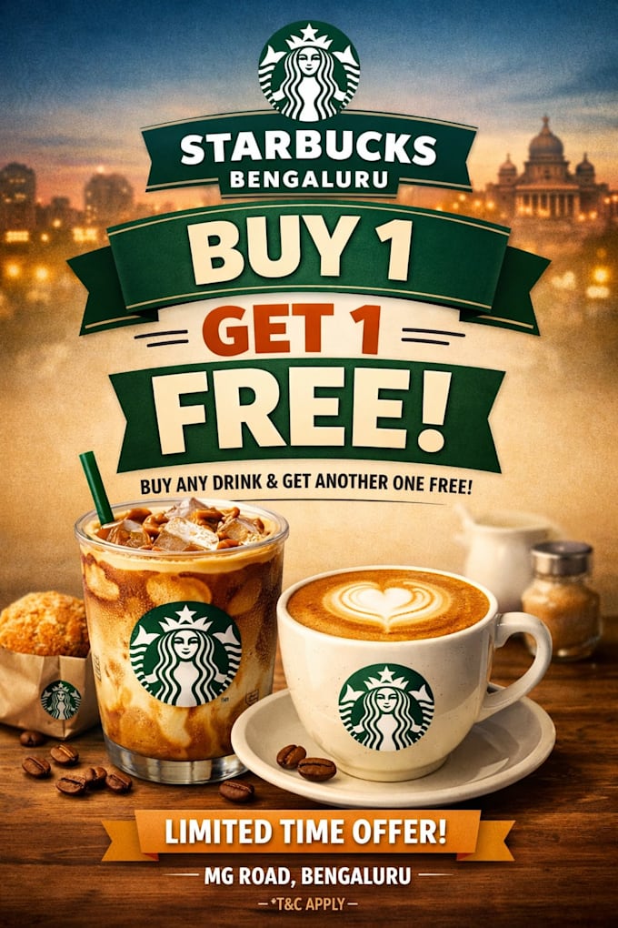 design eye catching posters flyers and creative visuals
