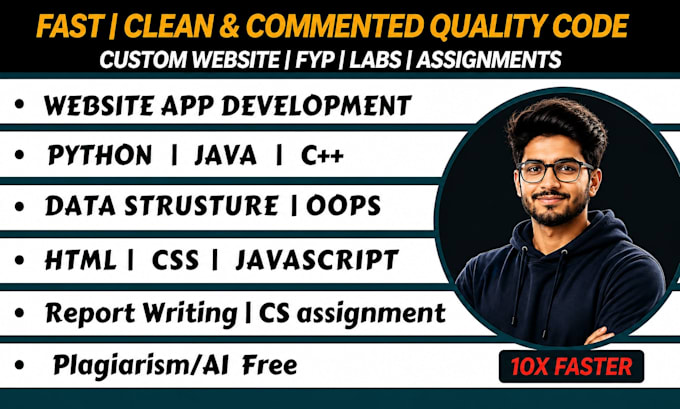 do python java cpp sql database programming assignments