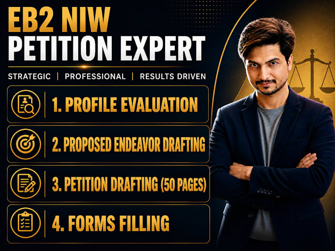 professionally prepare your eb2 niw petition case package