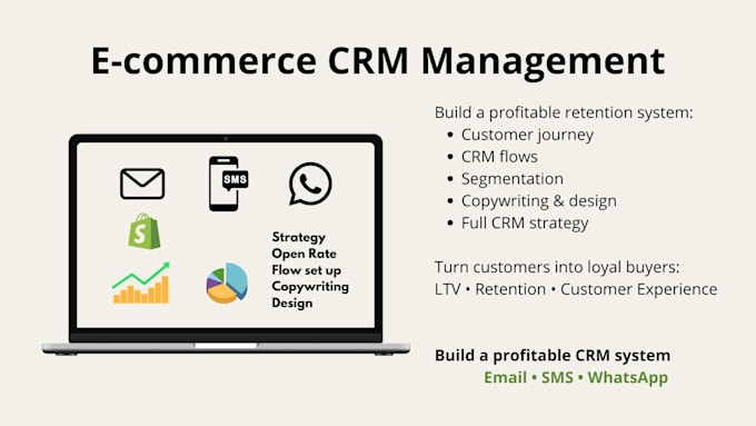 build your email SMS and whatsapp CRM strategy